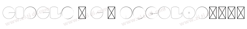 Circle ( C ) regular字体转换